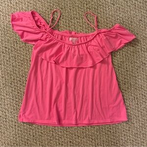 Lily Pulitzer hot pink tank top